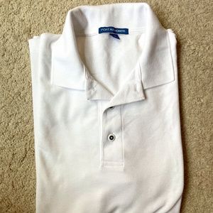 PORT AUTHORITY WHITE POLO MEDIUM